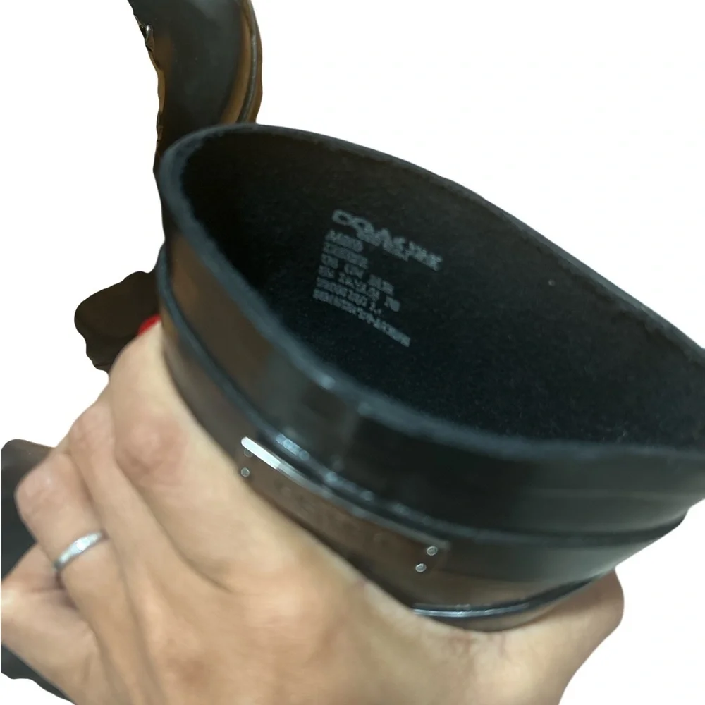 Coach Lester Black Rubber Rain Boots Ankle Buckle Waterproof Women’s Size 8 - Picture 6 of 7